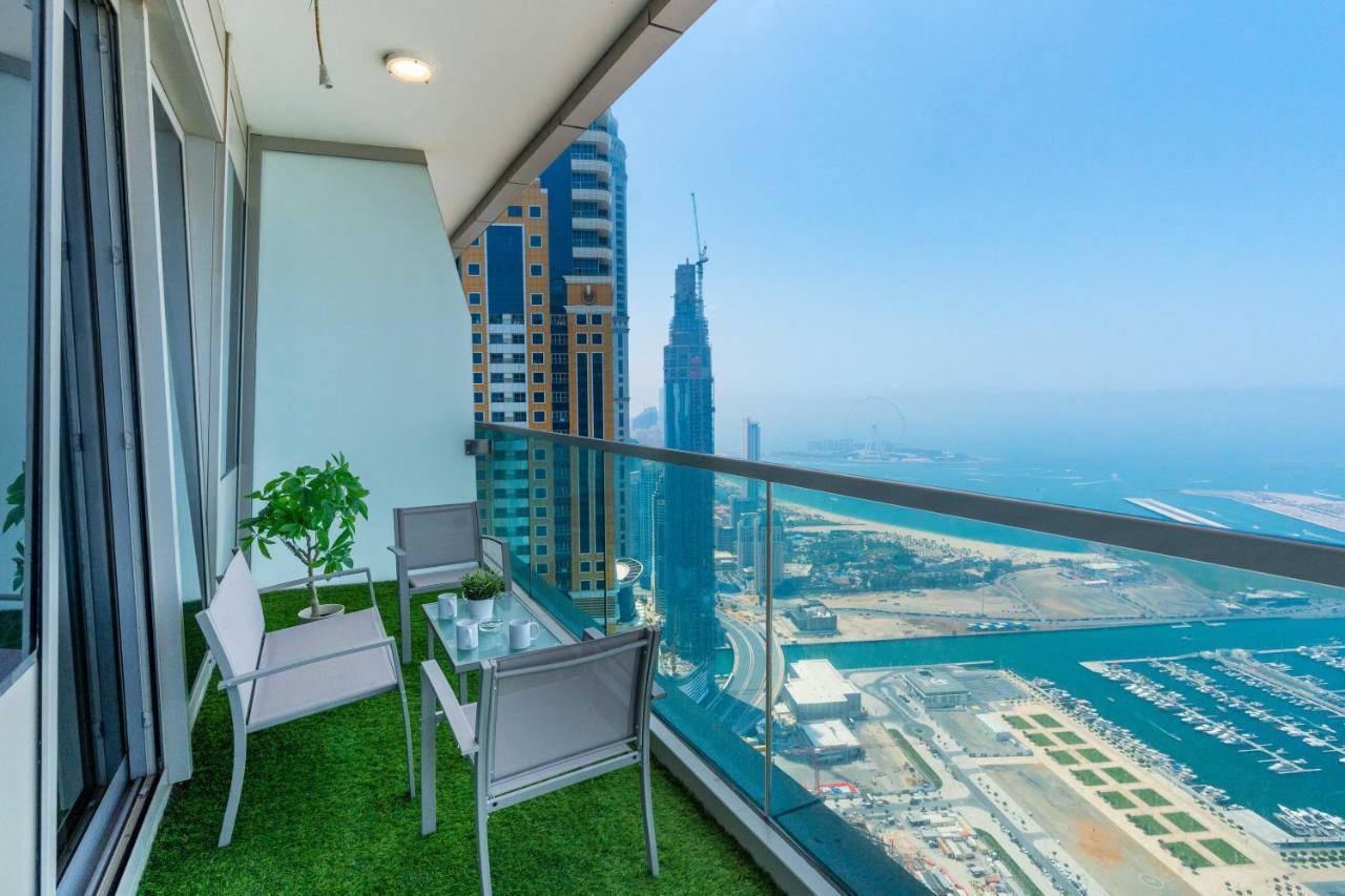 White Sage - Incredible Full Sea And Dubai Eye View In Marina 아파트 외부 사진