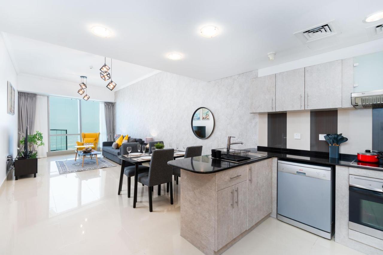 White Sage - Incredible Full Sea And Dubai Eye View In Marina 아파트 외부 사진