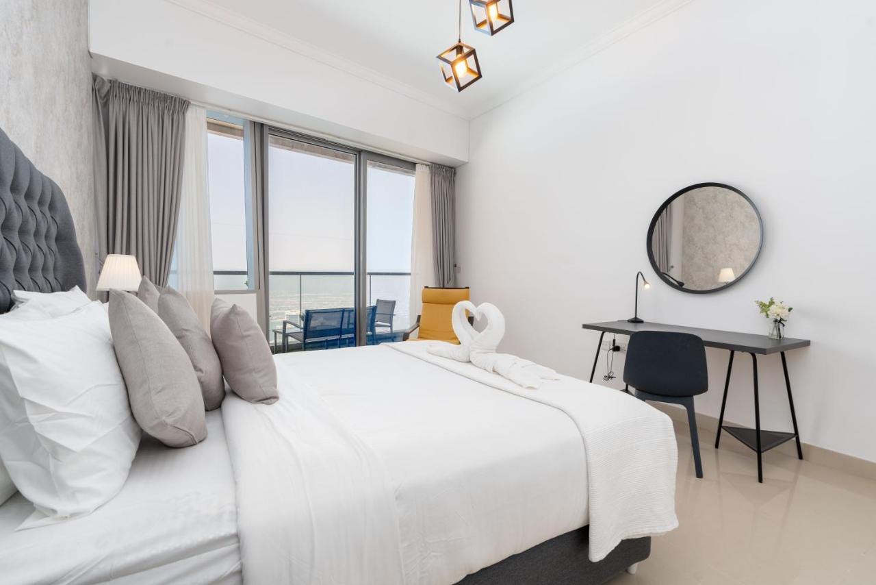 White Sage - Incredible Full Sea And Dubai Eye View In Marina 아파트 외부 사진