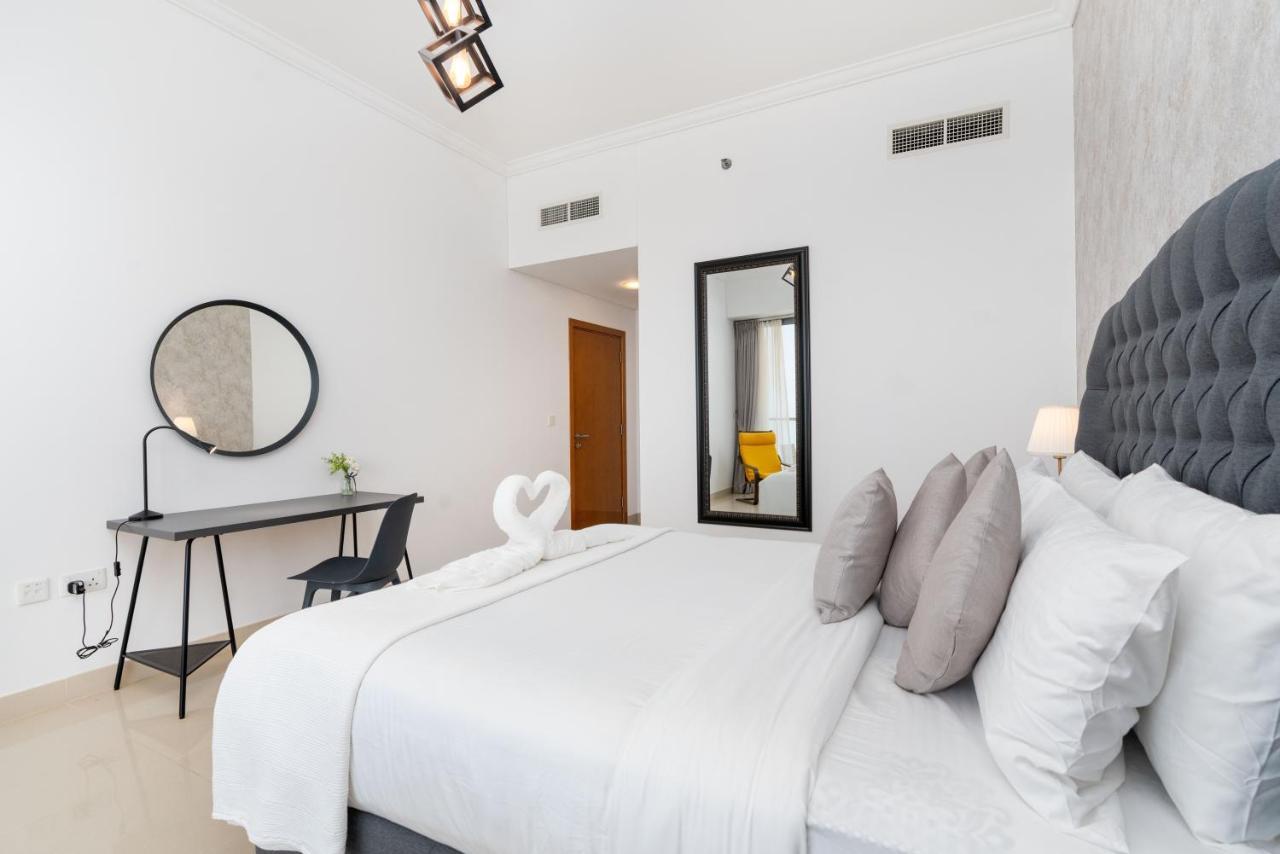 White Sage - Incredible Full Sea And Dubai Eye View In Marina 아파트 외부 사진