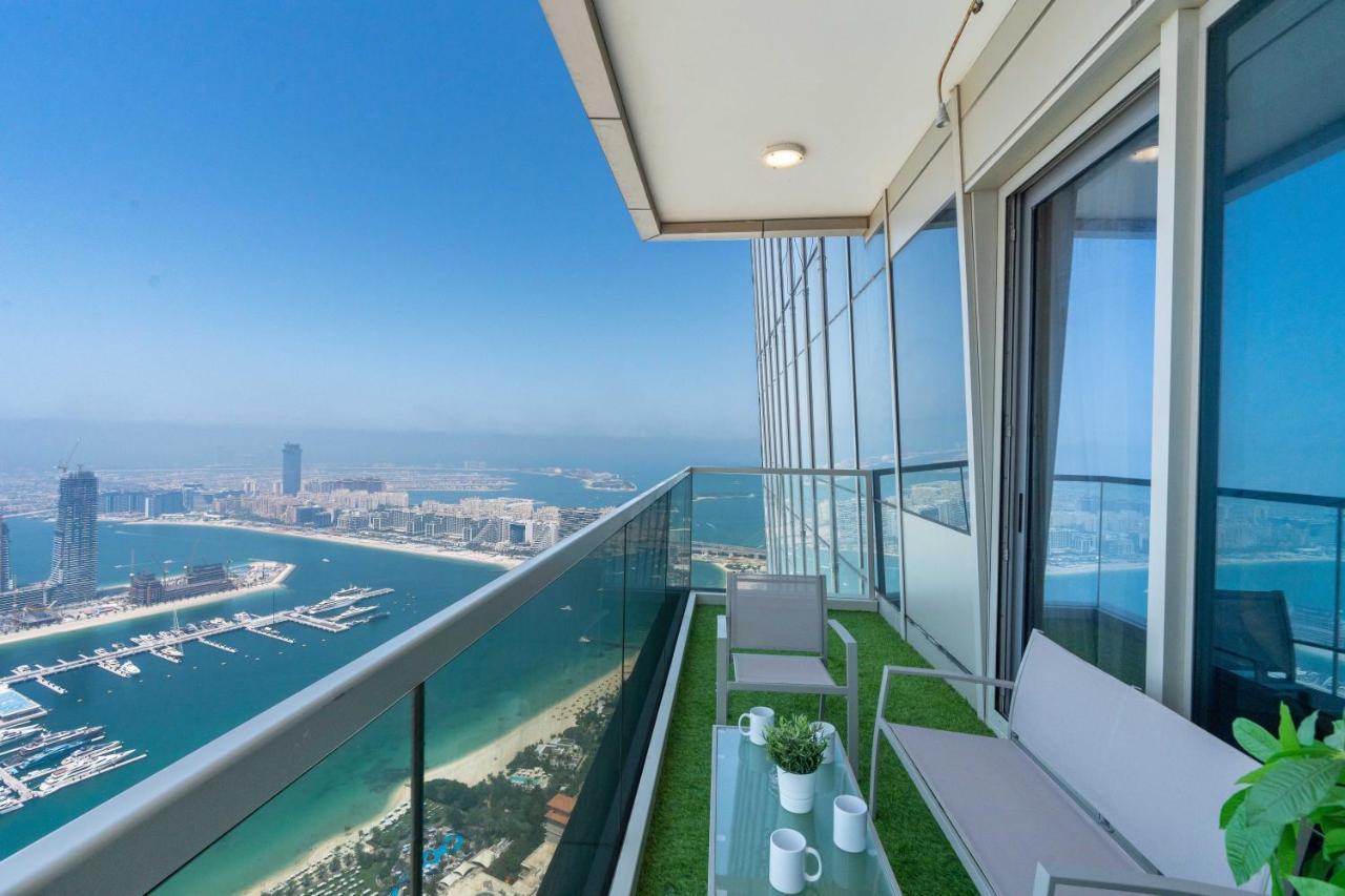 White Sage - Incredible Full Sea And Dubai Eye View In Marina 아파트 외부 사진