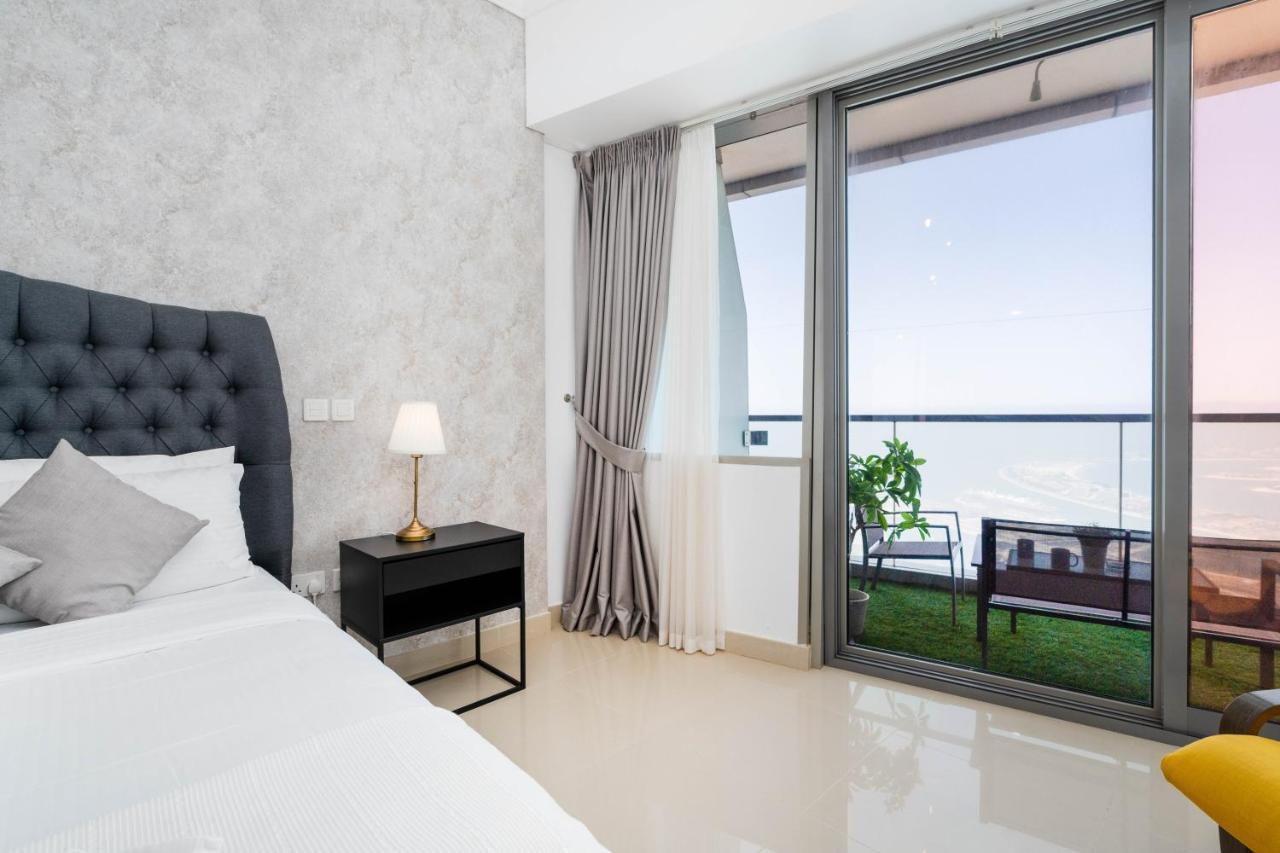White Sage - Incredible Full Sea And Dubai Eye View In Marina 아파트 외부 사진